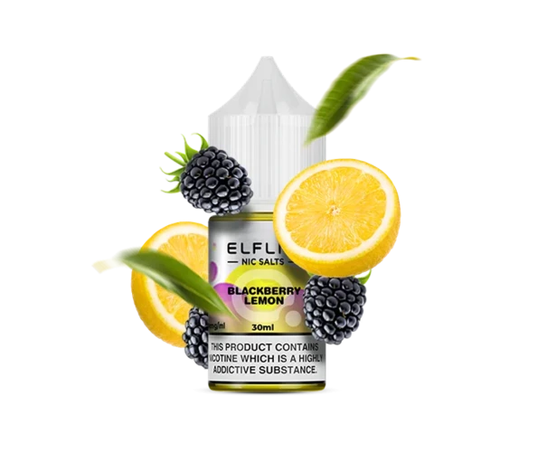 Жидкость солевая ELFLIQ Blackberry Lemon 30 мл 50 мг (Ежевика и лимон)