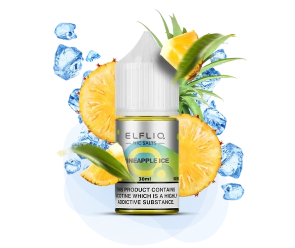 Сольова рідина ELFLIQ Pineapple Ice 30 мл 50 мг (Ананас)