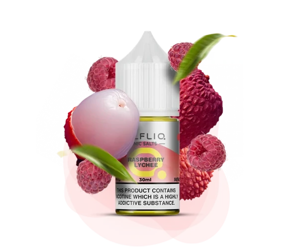 Сольова рідина ELFLIQ Raspberry Lychee 30 мл 50 мг (Малина + лічі)