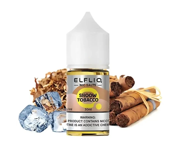 Сольова рідина ELFLIQ Snoow Tobacco 30 мл 50 мг (Крем тютюн)