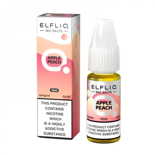 Жидкость солевая ELFLIQ Apple Peach 10 мл 5% 20 мг - Фото 5