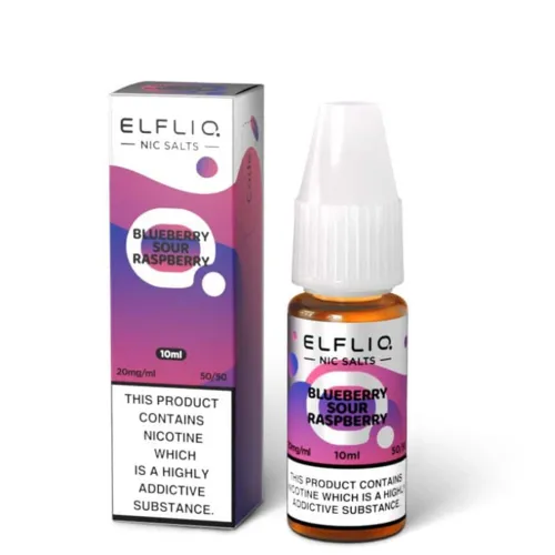 Жидкость солевая ELFLIQ Blueberry Sour Raspberry 10 мл 5% 20 мг - Фото 2
