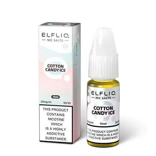 Жидкость солевая ELFLIQ Cotton Candy Ice 10 мл 5% 20 мг - Фото 2