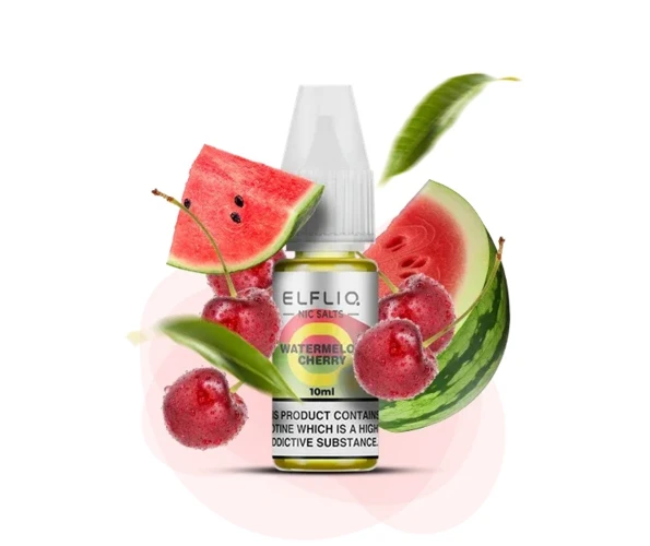 Жидкость солевая ELFLIQ Watermelon Cherry 10 мл 50 мг (Арбуз + вишня)