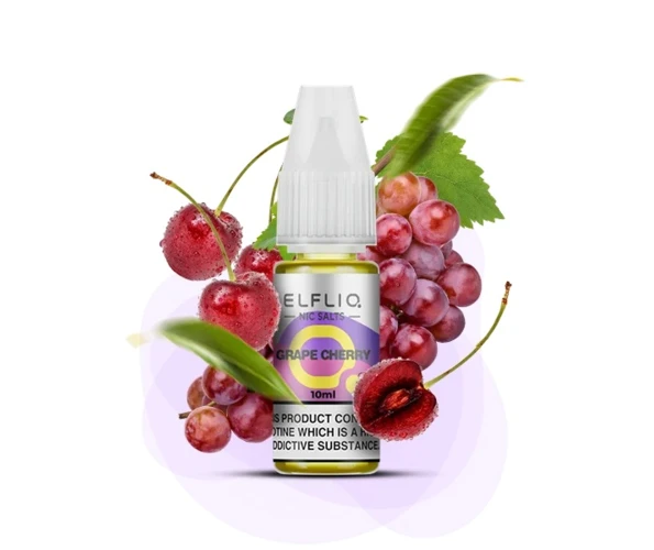 Жидкость солевая ELFLIQ Grape Cherry 10 мл 50 мг (Виноград + вишня)