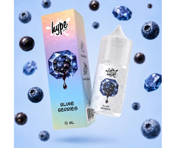 Набір Hype GEMS Blime Berries 30 мл 50 мг (Чорниця + чорна смородина), самозаміс
