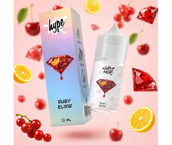 Набор Hype GEMS Ruby Elixir 30 мл 50 мг (Ягодный микс), самозамес