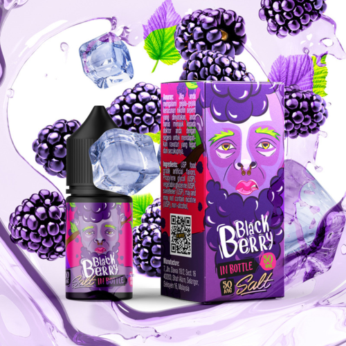 Сольова рідина In Bottle Salt Blackberry 30 мл (Ожина) - Фото 2