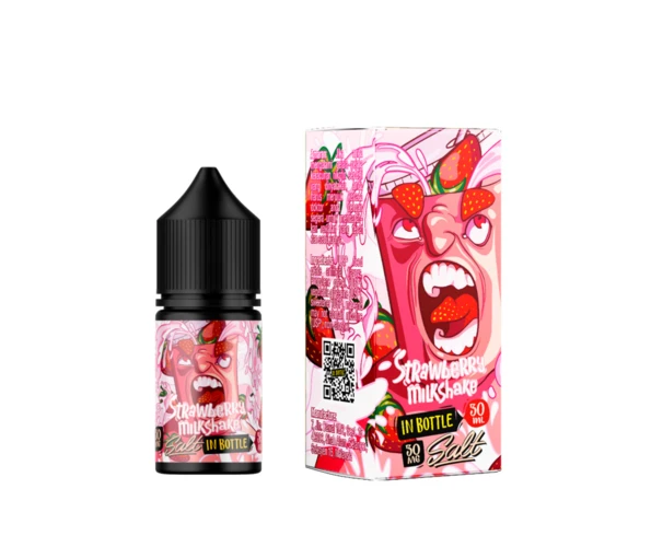 Сольова рідина In Bottle Salt Strawberry Milkshake 30 мл (Полуничний милкшейк)