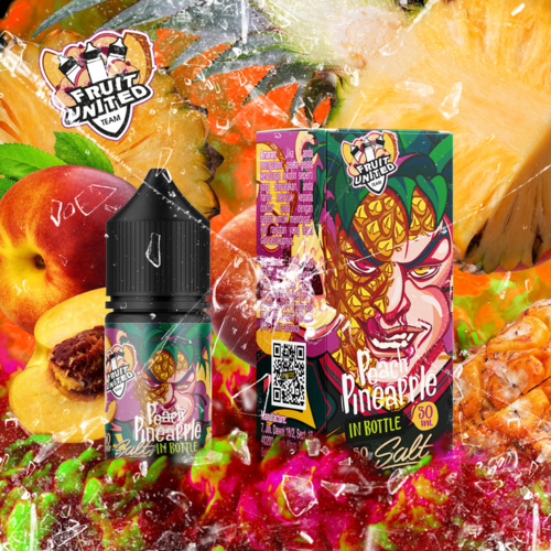 Сольова рідина In Bottle Salt Peach Pineapple 30 мл (Персик з ананасом) - Фото 2