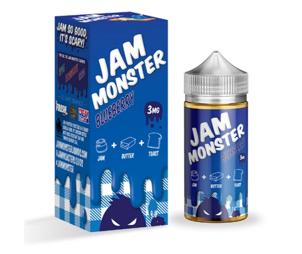 Жидкость солевая Jam Monster Salt Blueberry 30 мл