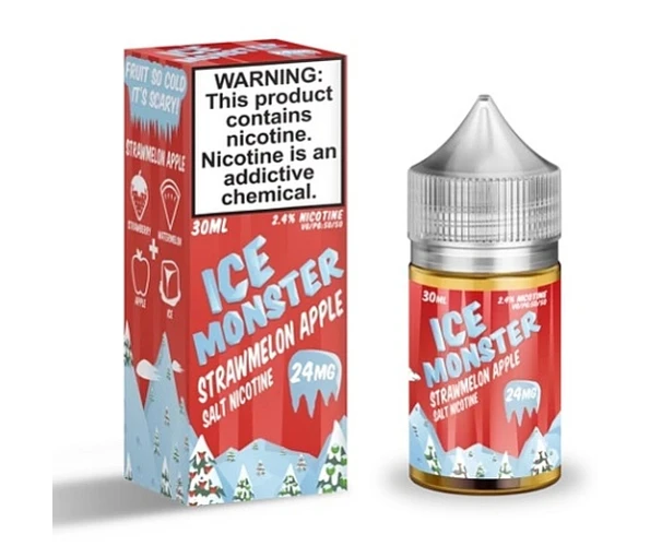 Жидкость солевая Jam Monster Salt Strawmelon Apple Ice 30 мл