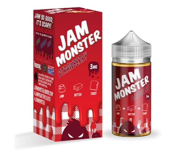 Жидкость солевая Jam Monster Salt Strawberry 30 мл