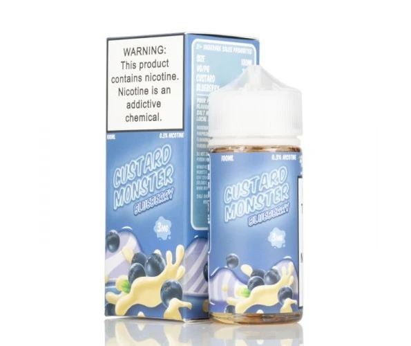 Сольова рідина Custard Monster Blueberry 3 мг 100 мл