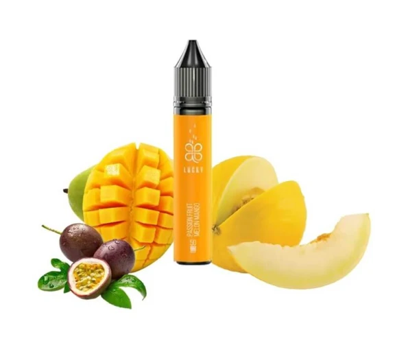 Жидкость солевая LUCKY Passion Fruit Melon Mango (Маракуйя + Диня + Манго) 50мг 30мл - Фото 2