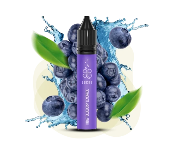 Жидкость солевая LUCKY Blueberry lemonade (Черничный Лимонад) 50мг 30мл - Фото 2