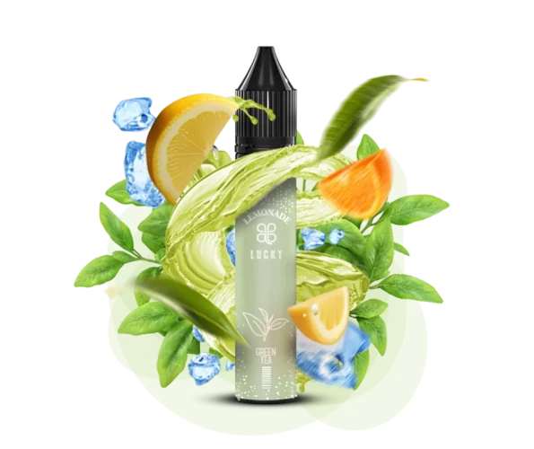 Сольова рідина LUCKY Green tea lemonade (Лимонад + Зелений Чай) 50мг 30мл - Фото 2