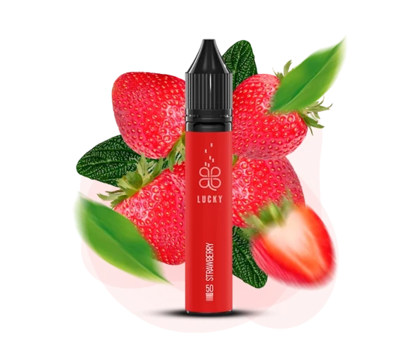 Жидкость солевая LUCKY Strawberry (Клубника) 50мг 30мл