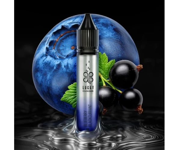 Жидкость солевая LUCKY Chrome Blueberry Blackcurrant 30 мл (Черника + Смородина)