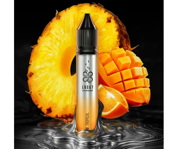 Жидкость солевая LUCKY Chrome Tropical 30 мл (Ананас + Манго + Апельсин)