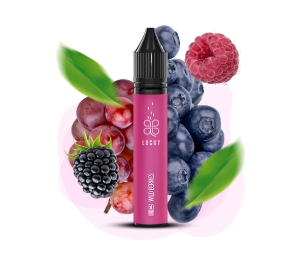 Сольова рідина LUCKY Wild Berries (Лісові Ягоди) 50мг 30мл