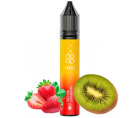 Жидкость солевая LUCKY Gold Kiwi Strawberry (Киви + Клубника) 50мг 30мл