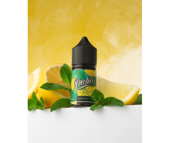 Жидкость солевая Nectar Lemon mint 50 мг 30 мл (Лимон с мятой)