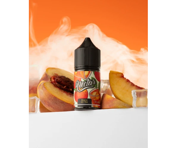 Жидкость солевая Nectar Peach ice tea 30 мл (Персиковый чай со льдом)