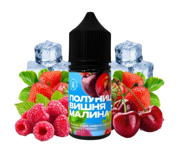 Жидкость солевая 420 Frost Line Клубника Вишня Малина 50 мг 30 мл