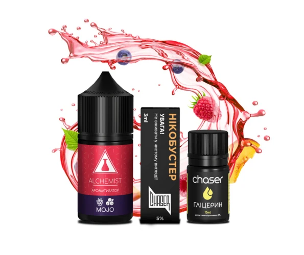 Набор Alchemist FL Mojo 30 мл (Персик с черникой), самозамес
