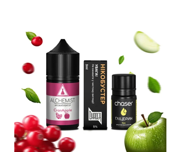 Набор Alchemist Cran Apple 30 мл (Яблоко с клюквой), самозамес