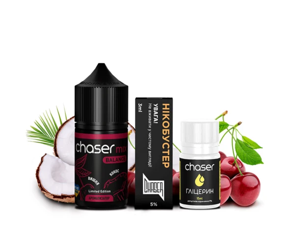 Набор Chaser Mix Вишня Кокос 30 мл, самозамес