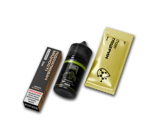 Набор Chaser Black Apple Cactus Lime 30 мл (Яблоко + Кактус + Лайм), самозамес