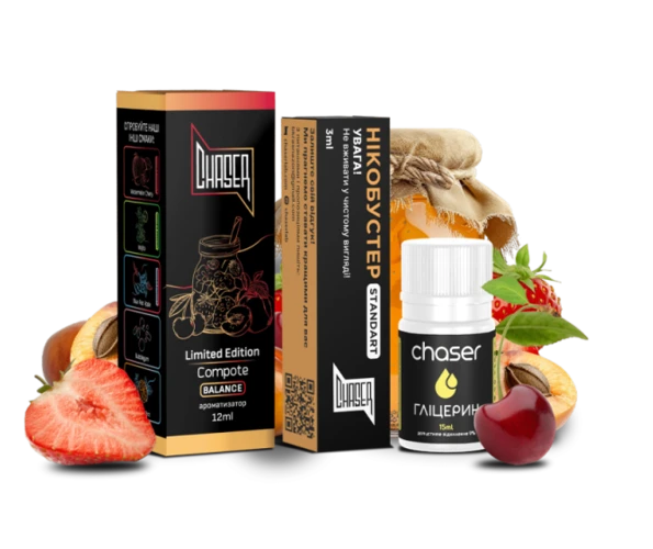 Набор Chaser Black Compote 30 мл (Компот), самозамес