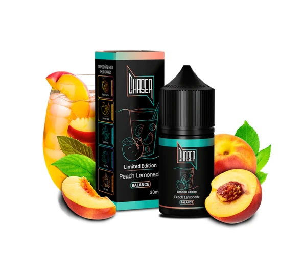 Набор Chaser Black Peach Lemonade 30 мл (Персиковый лимонад), самозамес