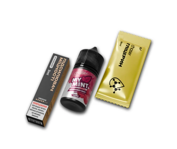 Набор Chaser My Mint Cranberry Mint 30 мл (Клюква + Мята), самозамес
