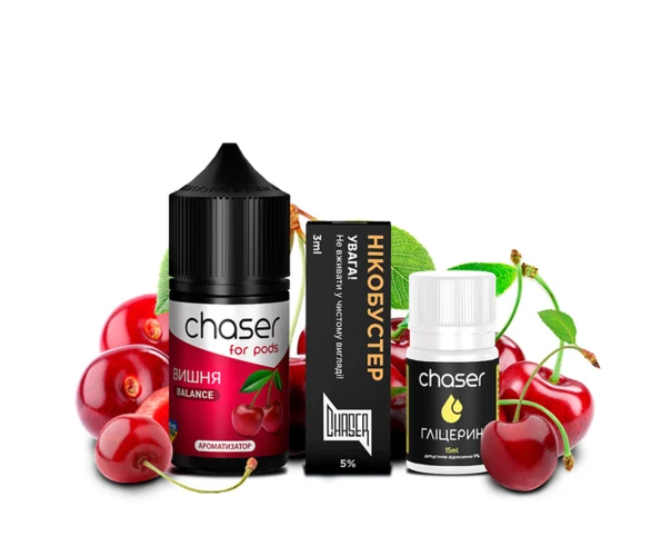 Набір Chaser For Pods Черешня 30 мл, самозаміс