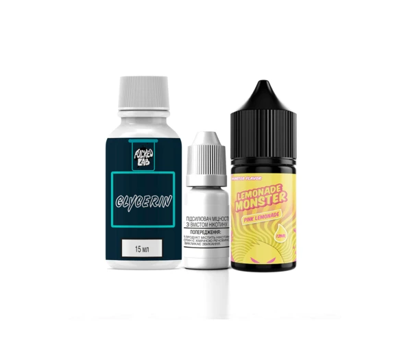Набір Jam Monster Lemonade Pink Lemonade 30 мл (рожевий лимонад), самозаміс