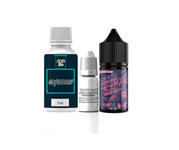 Набор Jam Monster Mixed berry 30 мл (Ягодный микс), самозамес