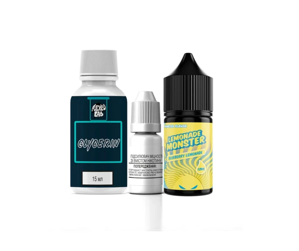 Набор Jam Monster Lemonade Blueberry Lemonade 30 мл (черничный лимонад), самозамес