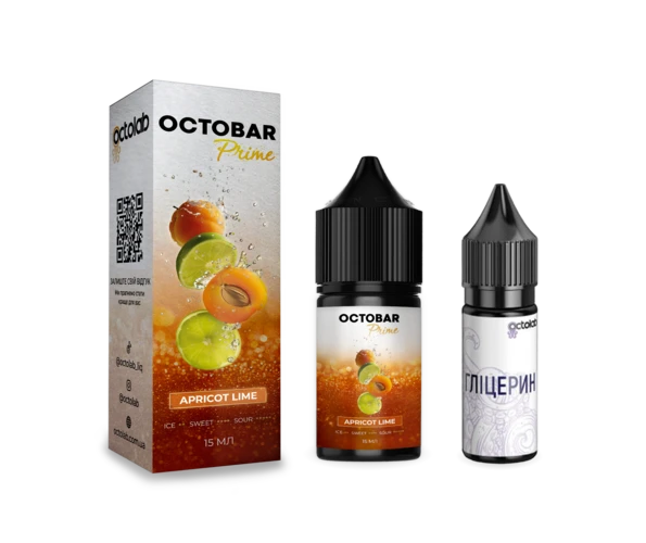 Набор OCTO BAR Prime Apricot Lime 30 мл (Абрикос + лайм), самозамес