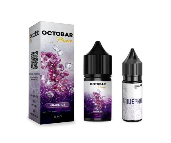 Набор OCTO BAR Prime Grape Ice 30 мл (Виноград), самозамес