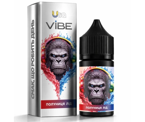 Набор Uliq VIBE Клубника Лед 30 мл 50 мг, самозамес