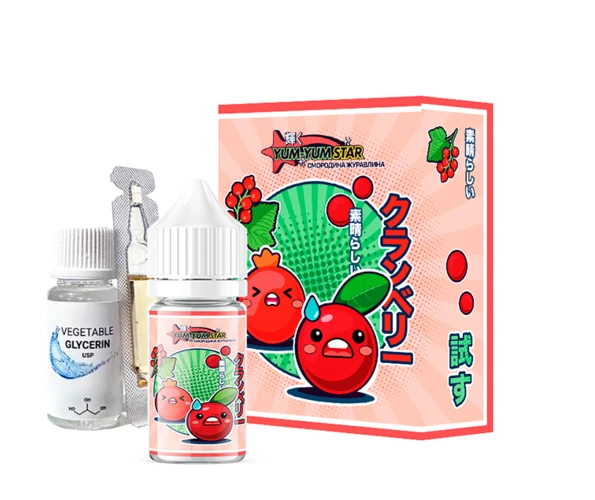 Набор Yum-Yum Star Salt Смородина Клюква 30 мл, самозамес