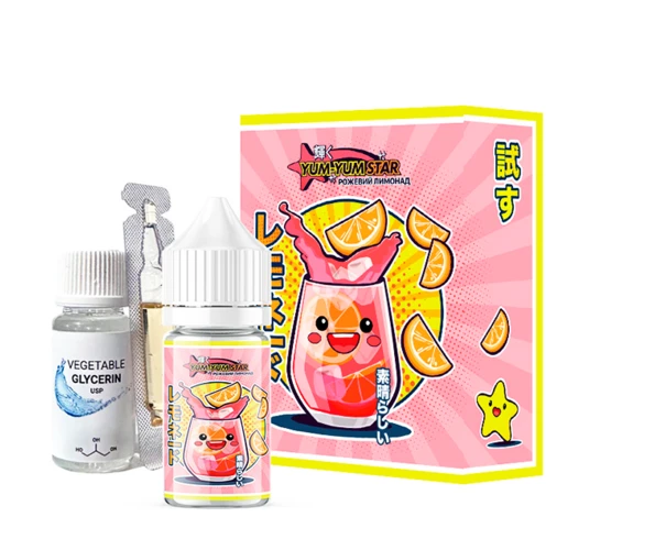 Набор Yum-Yum Star Salt Розовый Лимонад 30 мл, самозамес