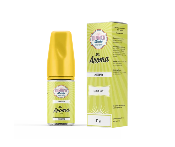 Набор Dinner Lady Mix Aroma Лимонный пирог 30 мл, самозамес