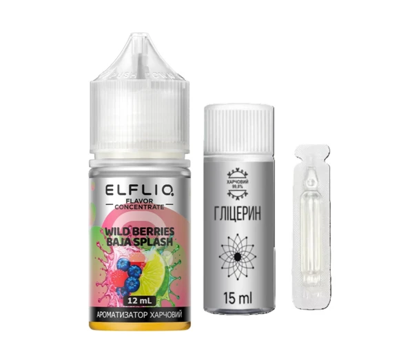 Набір Elfliq Wild Berries Baja Splash 30 мл (Дикі ягоди), самозаміс