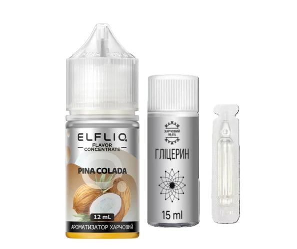 Набор Elfliq Pina Colada 30 мл (Ананас + Кокос), самозамес