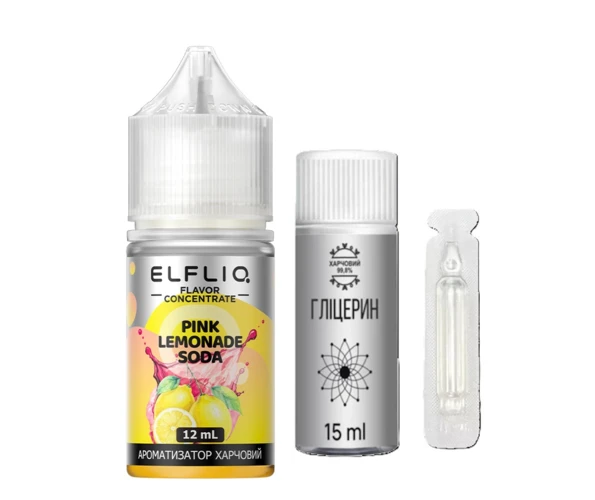 Ароматизатор Elfliq Pink Lemonade Soda 12 мл (Ягодный лимонад), самозамес