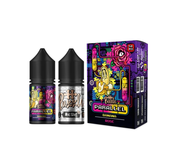Набір In Bottle Salt Parallel Banana Rose 30мл (Банан + Троянда), самозаміс